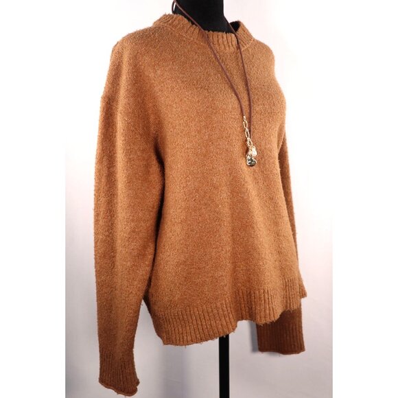 American Eagle Women's Brown Knit‎ Sweater Size Medium - Picture 2 of 13